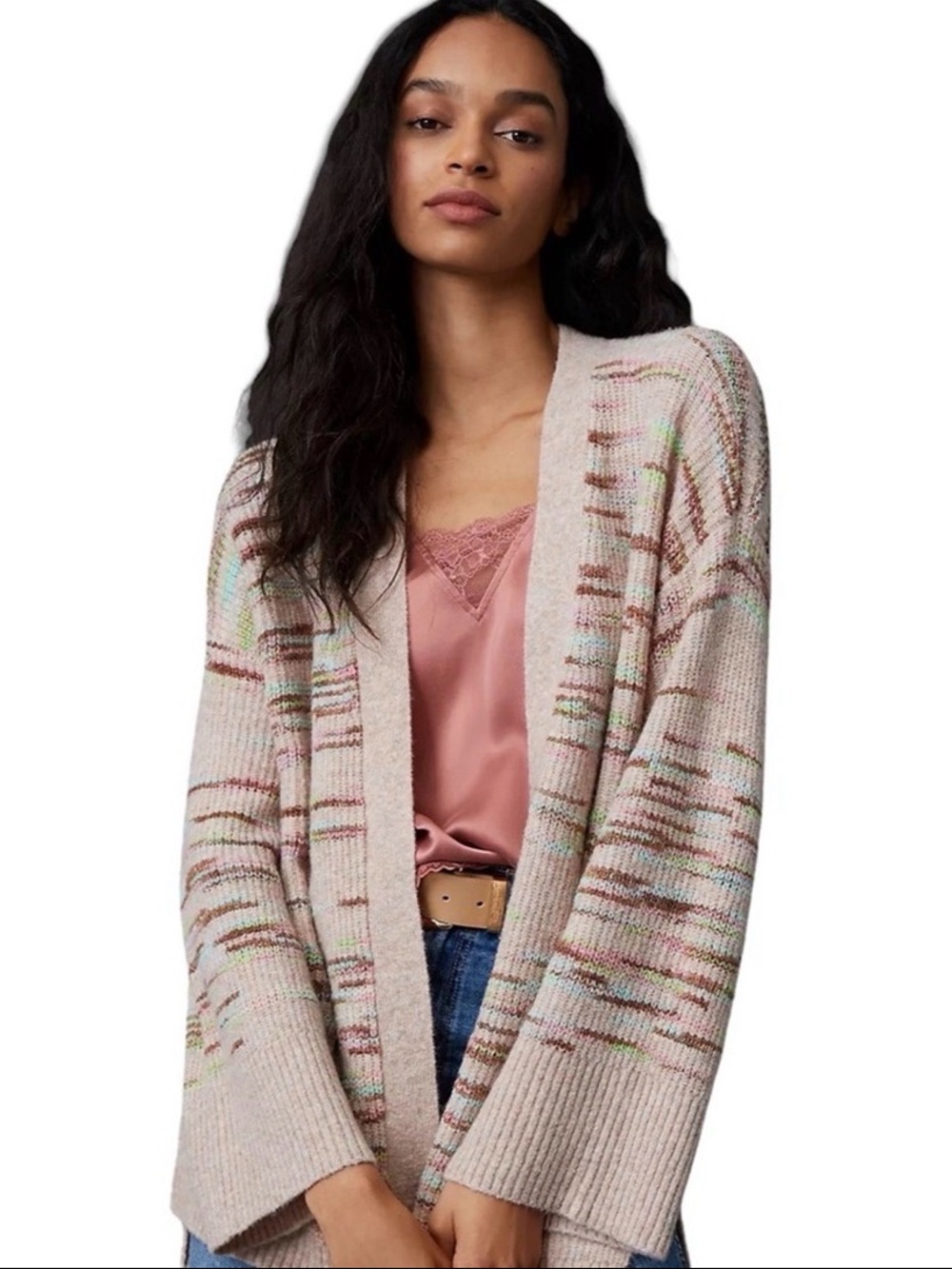 NWT Anthropologie Leah Space-Dyed Cardigan Small